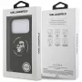 Karl Lagerfeld Silikón Karl & Choupette Ring MagSafe puzdro pre iPhone 17 Pro Max - čierna