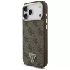 GUESS 4G Triangle Logo MagSafe puzdro pre iPhone 18 Pro Max / 17 Pro Max - hnedá