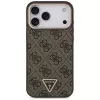 GUESS 4G Triangle Logo MagSafe puzdro pre iPhone 18 Pro Max / 17 Pro Max - hnedá