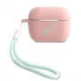 GUESS GUACAPLSVSPG AirPods Pro puzdro silikón Vintage Pink zelená