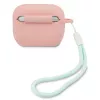 GUESS GUACAPLSVSPG AirPods Pro puzdro silikón Vintage Pink zelená