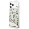 Karl Lagerfeld Liquid Glitter Beach & Sand puzdro pre iPhone 18 Pro Max / 17 Pro Max – béžová