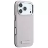Karl Lagerfeld Grained Mono Resin Logo MagSafe puzdro pre iPhone 18 Pro / 17 Pro - ružová