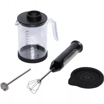 Graef MS 202 indukčný šľahač mlieka, 200 ml šľahanie / 350 ml ohrievanie, nerezová oceľ, strieborná