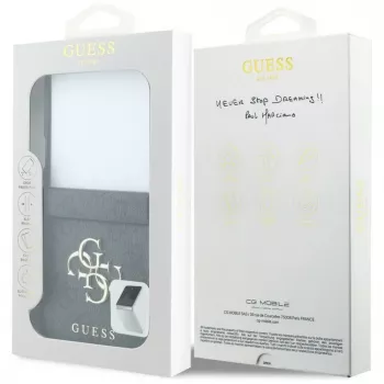 GUESS Big 4G Logo puzdro pre Samsung Galaxy Z Flip 5 - čierne