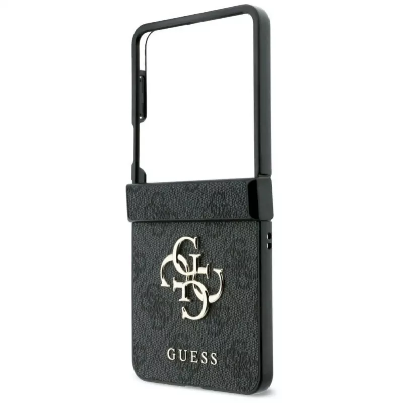 GUESS Big 4G Logo puzdro pre Samsung Galaxy Z Flip 5 - čierne