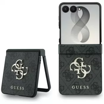 GUESS Big 4G Logo puzdro pre Samsung Galaxy Z Flip 5 - čierne