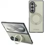 Guess Magnetic Ring Stand Grained Classic Logo MagSafe puzdro pre Samsung Galaxy Z Fold 8 Ultra (béžová)