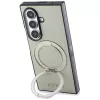 Guess Magnetic Ring Stand Grained Classic Logo MagSafe puzdro pre Samsung Galaxy Z Fold 8 Ultra (béžová)