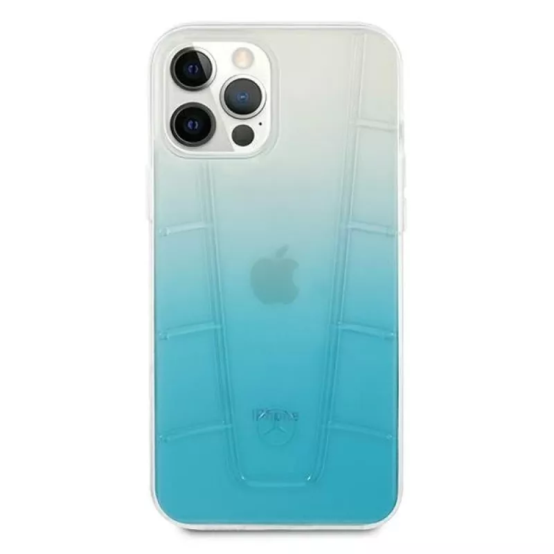 Mercedes-Benz MEHCP12LCLGBL iPhone 12 Pro Max pevné puzdro Transparent Line modré