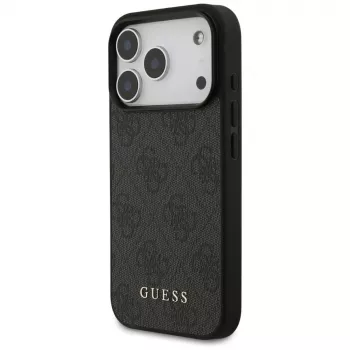 GUESS 4G Classic ochranné puzdro na zadnú stranu pre Apple iPhone 18 Pro / 17 Pro - čierne