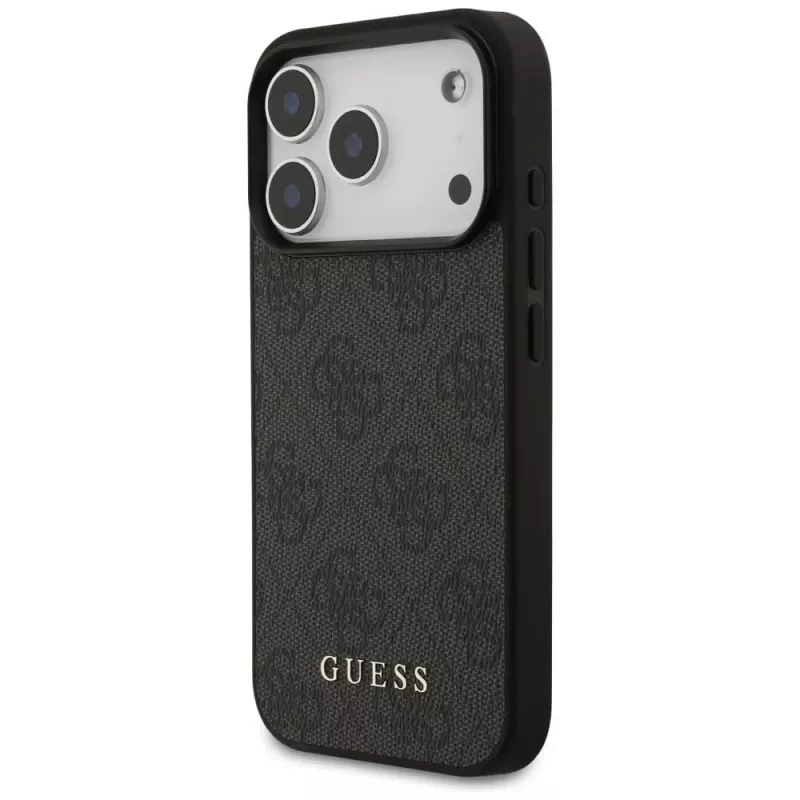 GUESS 4G Classic ochranné puzdro na zadnú stranu pre Apple iPhone 18 Pro / 17 Pro - čierne