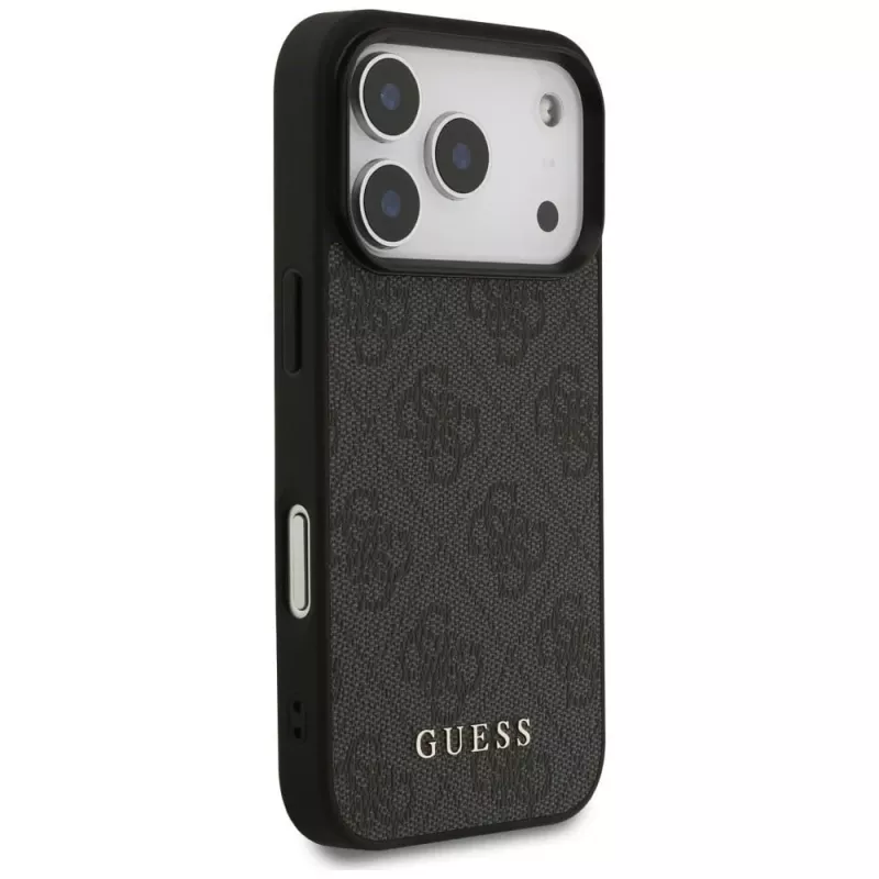 GUESS 4G Classic ochranné puzdro na zadnú stranu pre Apple iPhone 18 Pro / 17 Pro - čierne