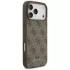 GUESS 4G Classic puzdro pre iPhone 18 Pro Max / 17 Pro Max - hnedé