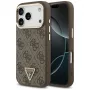 GUESS 4G Triangle Logo MagSafe puzdro pre iPhone 17 Pro / 18 Pro - hnedé