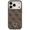 GUESS 4G Triangle Logo MagSafe puzdro pre iPhone 17 Pro / 18 Pro - hnedé