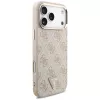 GUESS 4G Triangle Logo MagSafe puzdro pre iPhone 18 Pro Max / 17 Pro Max - ružové zlato