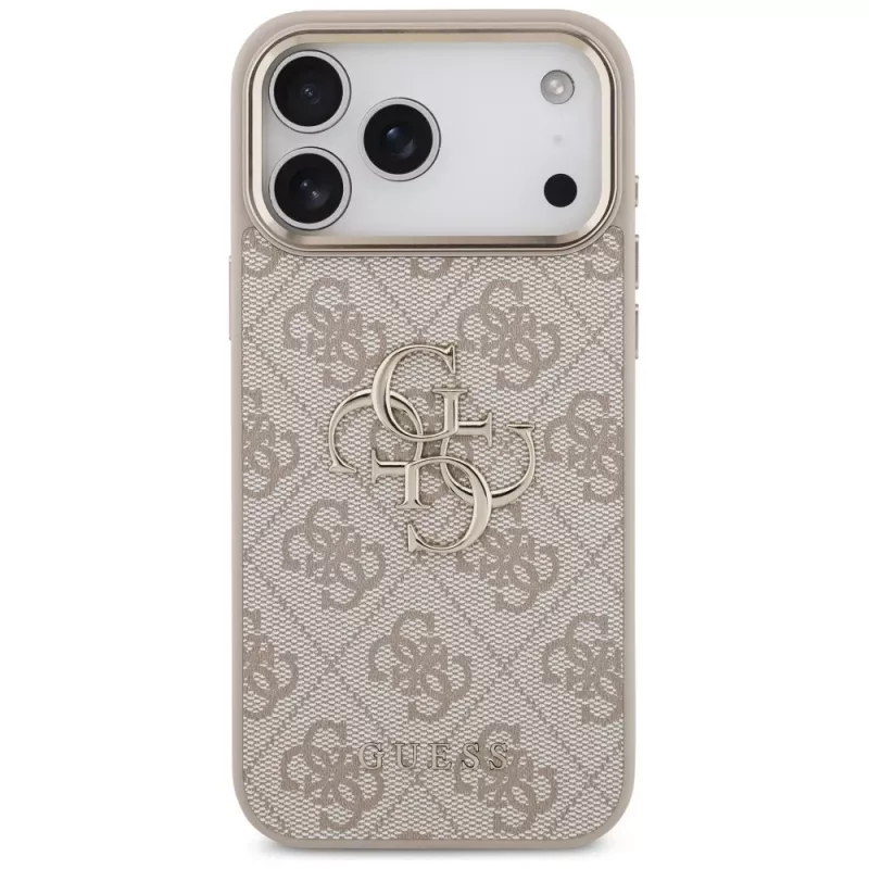 GUESS 4G Big 4G Classic Logo puzdro pre iPhone 17 Pro Max / 18 Pro Max - ružové zlato