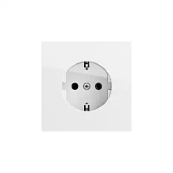 Gira 446670 SCHUKO zásuvka, pod omietku, čisto biela lesklá, 16 A, 250 V, System 55