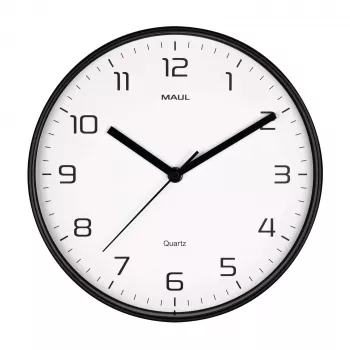 MAULdrip nástenné hodiny 25 cm quartz čierne