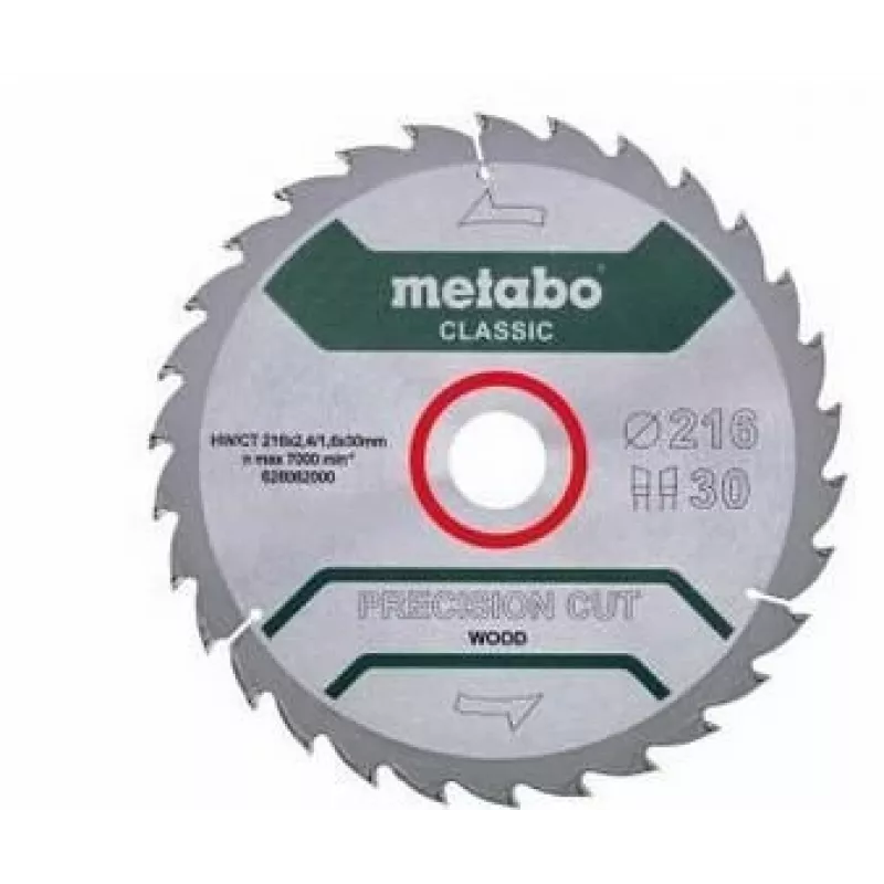 Metabo 628062000 Precision Cut Classic kotúč píly 216 mm x 30 mm x 40T