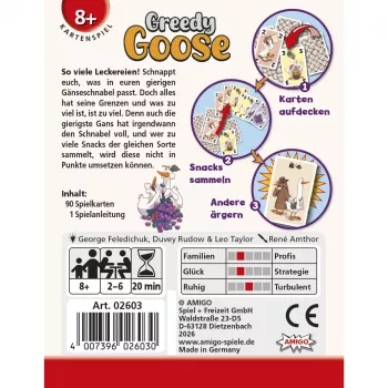 AMIGO Greedy Goose detská spoločenská hra pre 2-4 hráčov od 5 rokov