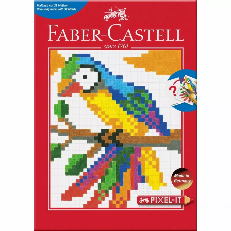 FABER-CASTELL Pixel-it Maľovanka s 32 motívmi (201572)
