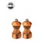 Peugeot Bistro Sada mlynčekov na korenie a soľ, olivové drevo, 10 cm, Duo