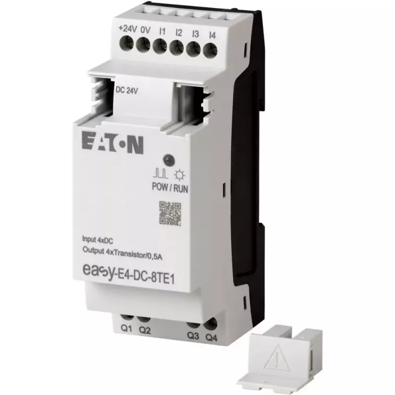 Eaton easyE4 DC 8TE1 digitálny I/O rozširujúci modul, 4DI/4DO, 24V DC, tranzistor PNP