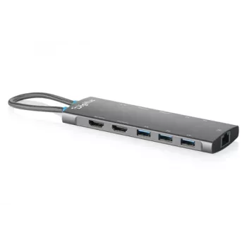 DIGITUS USB-C dokovacia stanica, 11-portová, Triple Display, 100W PD