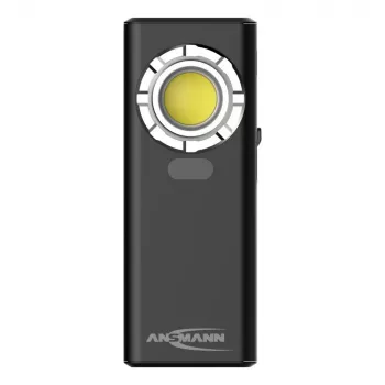 ANSMANN WL1200R nabíjateľná dielenská lampa, 1200 lm COB LED, 6500K, Li-Ion 4000 mAh, USB-C, Power Bank, IP54, magnetická pätka, hák