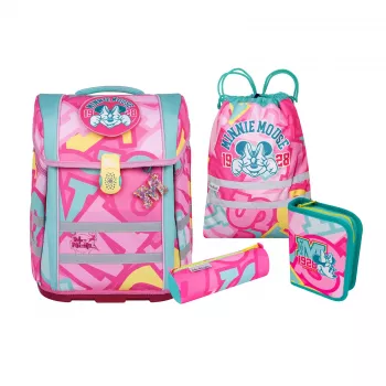 McNeill PERFECTO školská aktovka set 5-dielny Disney Minnie Mouse