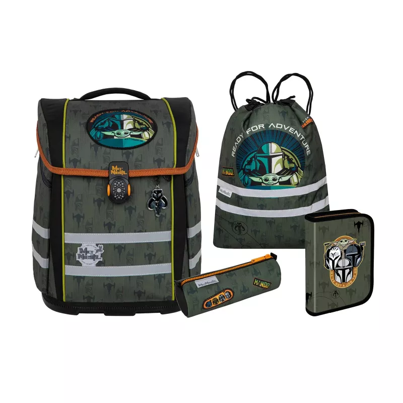 McNeill Perfecto 5-dielny set školského batohu Star Wars Mandalorian