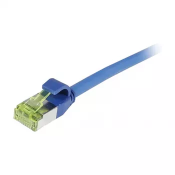 Synergy21 CAT6A S/FTP Slim patch kábel RJ45, 500 MHz, 1 m, modrý, LSZH Superflex, AWG28