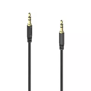 Hama Basic Line 3,5 mm audio kábel s jack konektorom, samec na samca, 3 m, čierny