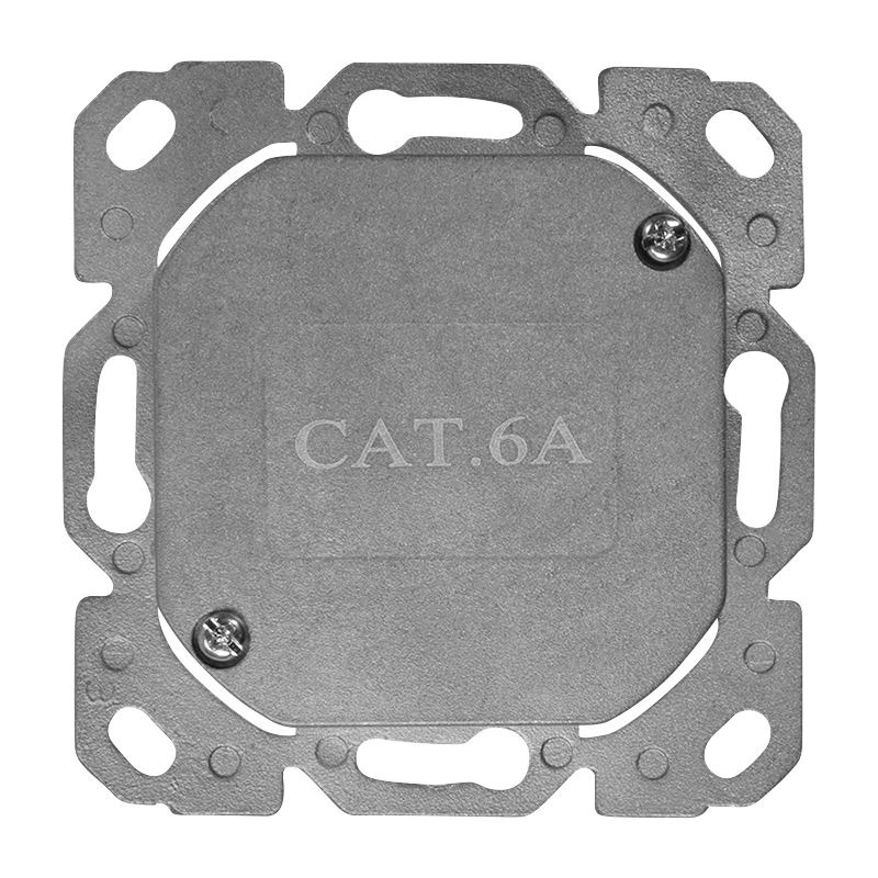 LOGILINK Cat.6A nástenná zásuvka 2xRJ45 STP, vertikálna, signálna biela