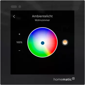 Homematic IP Glass Display - plus (HmIP-WGD-PL) smart home dotykový ovládací displej