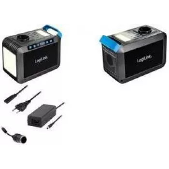 LogiLink PPS0301 prenosná powerstation 300W, 288Wh, čistá sínusová vlna, 1x AC, 1x DC, 4x USB-A, 1x USB-C PD, čierna