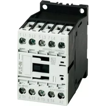 Eaton DILM9-10 výkonový stýkač, 3-pólový + 1NO, cievka 230V AC 50Hz / 240V AC 60Hz, 9A AC-3, 4kW, DIN lišta
