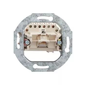 Rutenbeck UAE 8 (8) Up 0 podomietková RJ45 sieťová zásuvka, Cat.5e, nezatienená, čistobiela