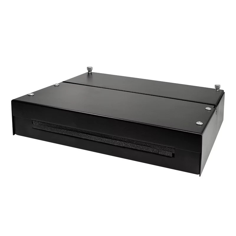 LogiLink konsolidačný box pre 8 alebo 12 Keystone modulov, kov, čierny