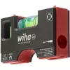 WIHA mini vodováha Pocket 8 cm sivá/červená s magnetom