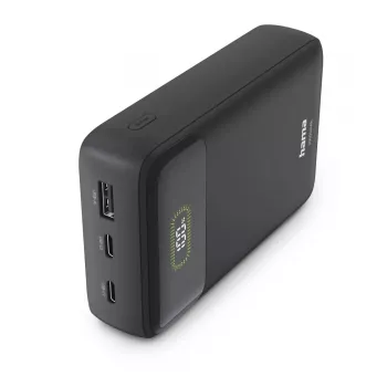 Hama Power Pack PD20 20W 20000 mAh powerbanka s 2x USB-C, USB-A, antracitová