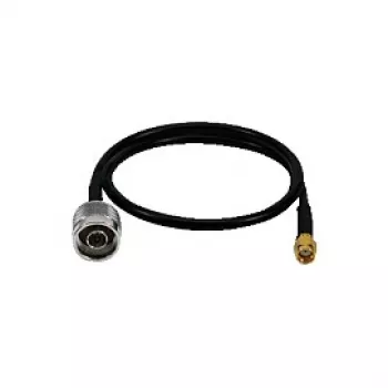 LogiLink WL0104 WLAN pigtail kábel, N konektor samec na RP-SMA, 0,5 m, čierny