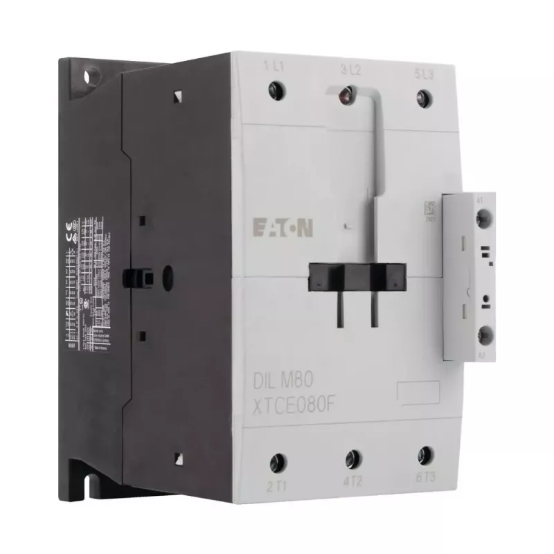 Eaton DILM80 230V 50/60Hz 3-pólový výkonový stýkač 37kW 400V AC-3 80A 239410