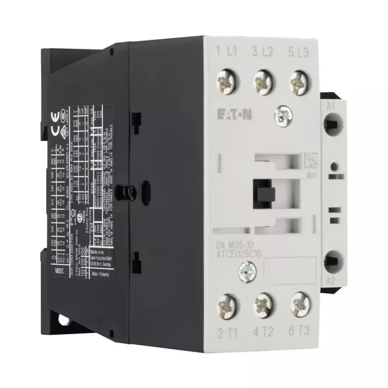 Eaton DILM25-10 3-pólový stýkač 230V 50/60Hz 25A 11kW 400V AC-3
