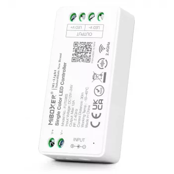 MIBOXER FUT036S jednofarebný 2.4G-LED dimmer kontrolér DC12-24V