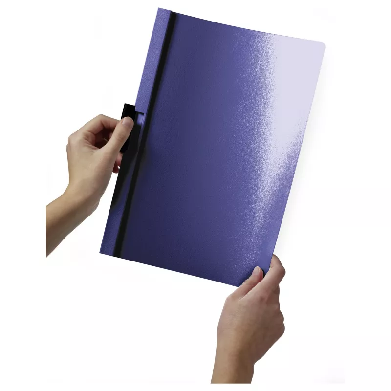 DURABLE DURACLIP 30 A4 sponkový zakladač modrý