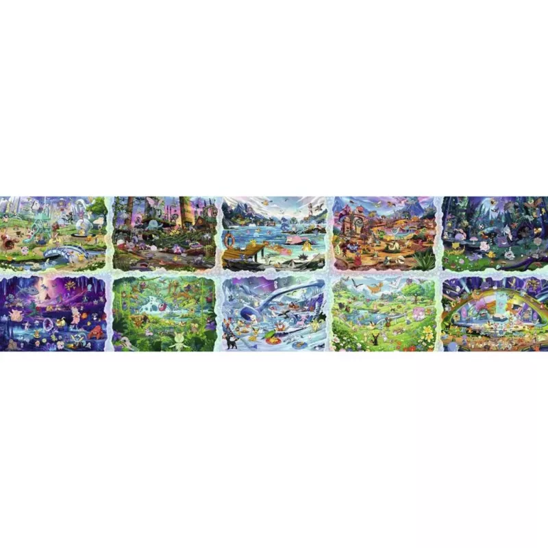 RAVENSBURGER Pokémon Celebration Journey 40000-dielne puzzle