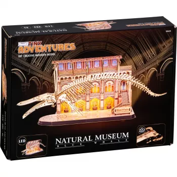 Revell Tiny Adventures Natural Museum modrá veľryba snap modelová stavebnica